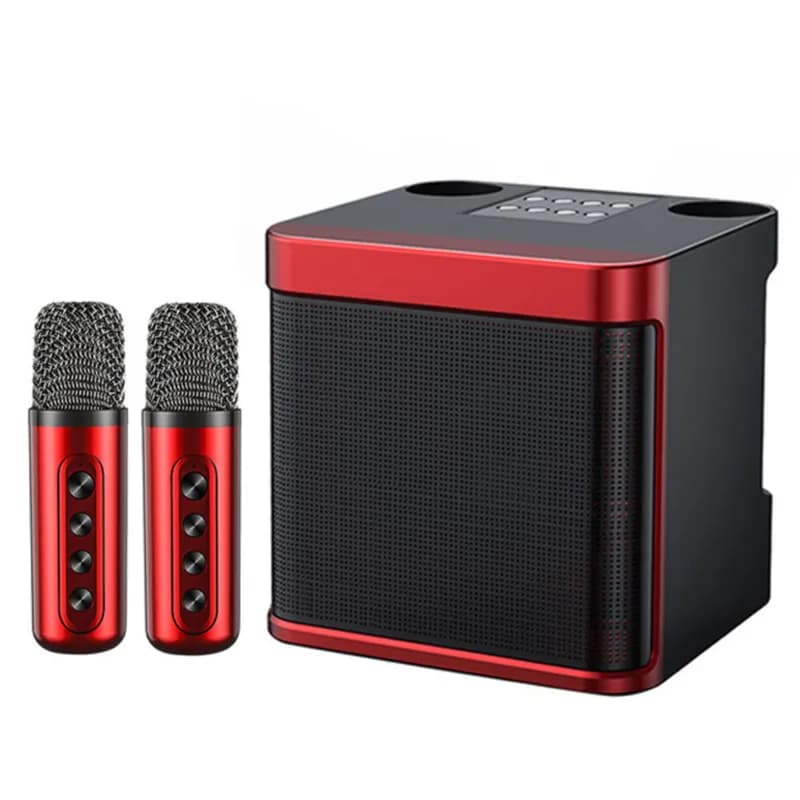 SU- YOSD BLUETOOTH SPEAKER YS 219 DUAL MIC RED