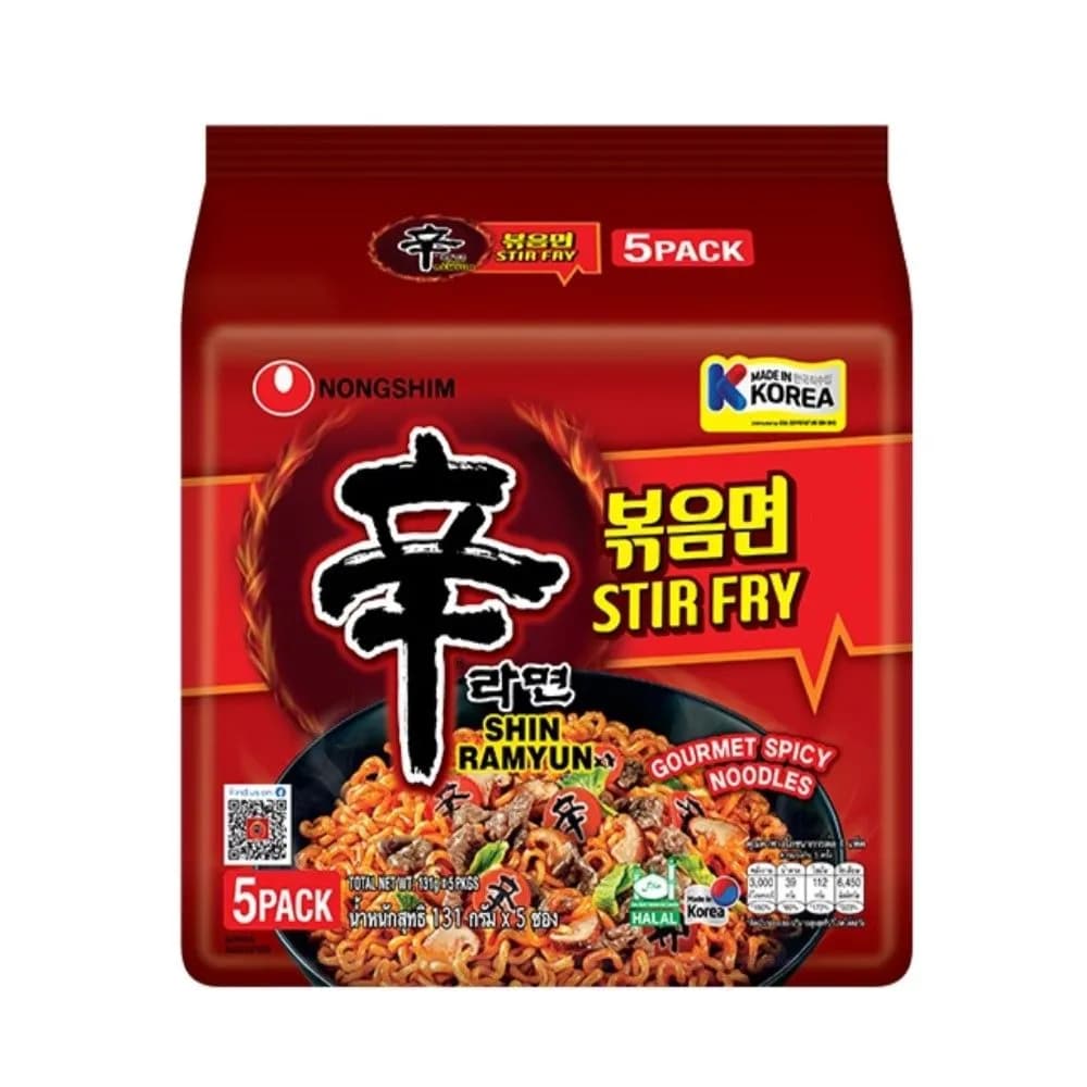 Nongshim Noodles Stir Fry 131gm*5pcs