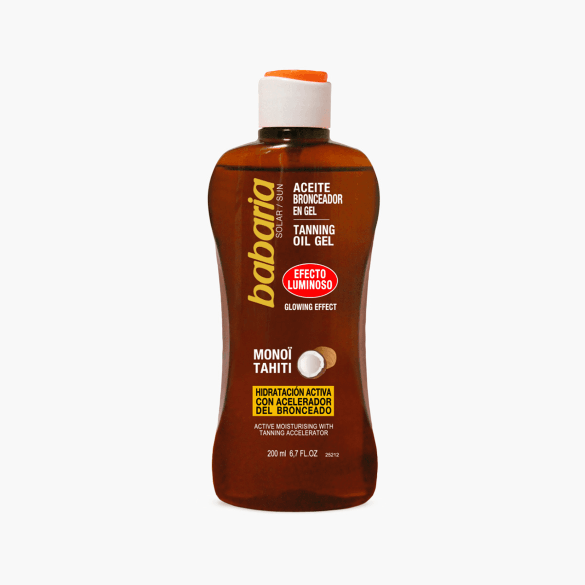 Babaria Tanning Oil Gel With Glowing Effect 200ml