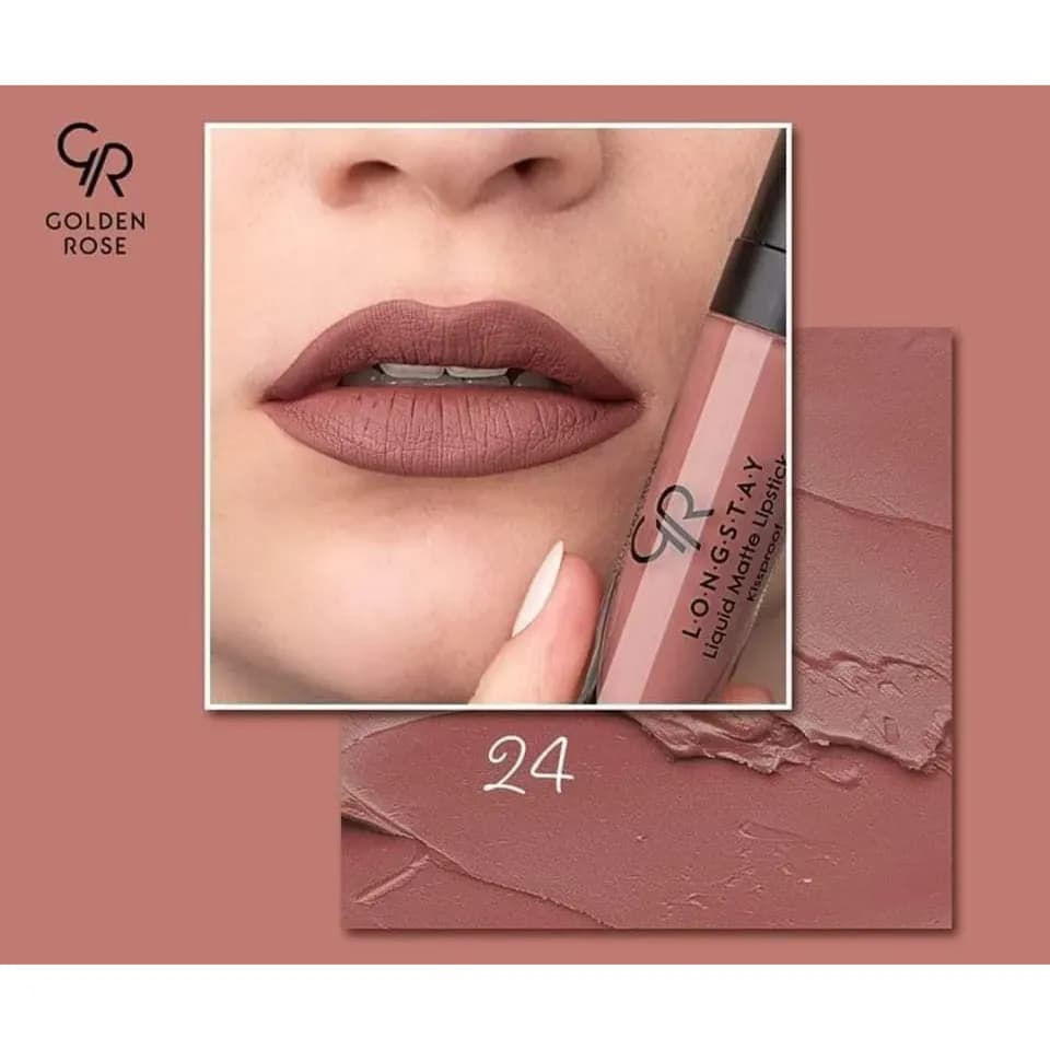 GOLDEN ROSE LONGSTAY MATTE LIPSTICK 24