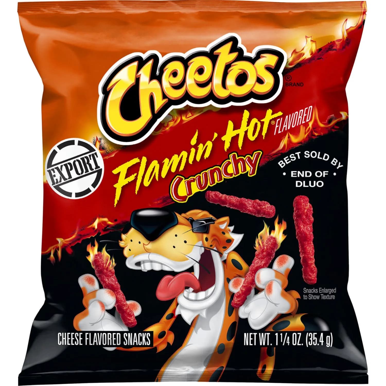 Cheetos Flamin Hot Crunchy Export 35g