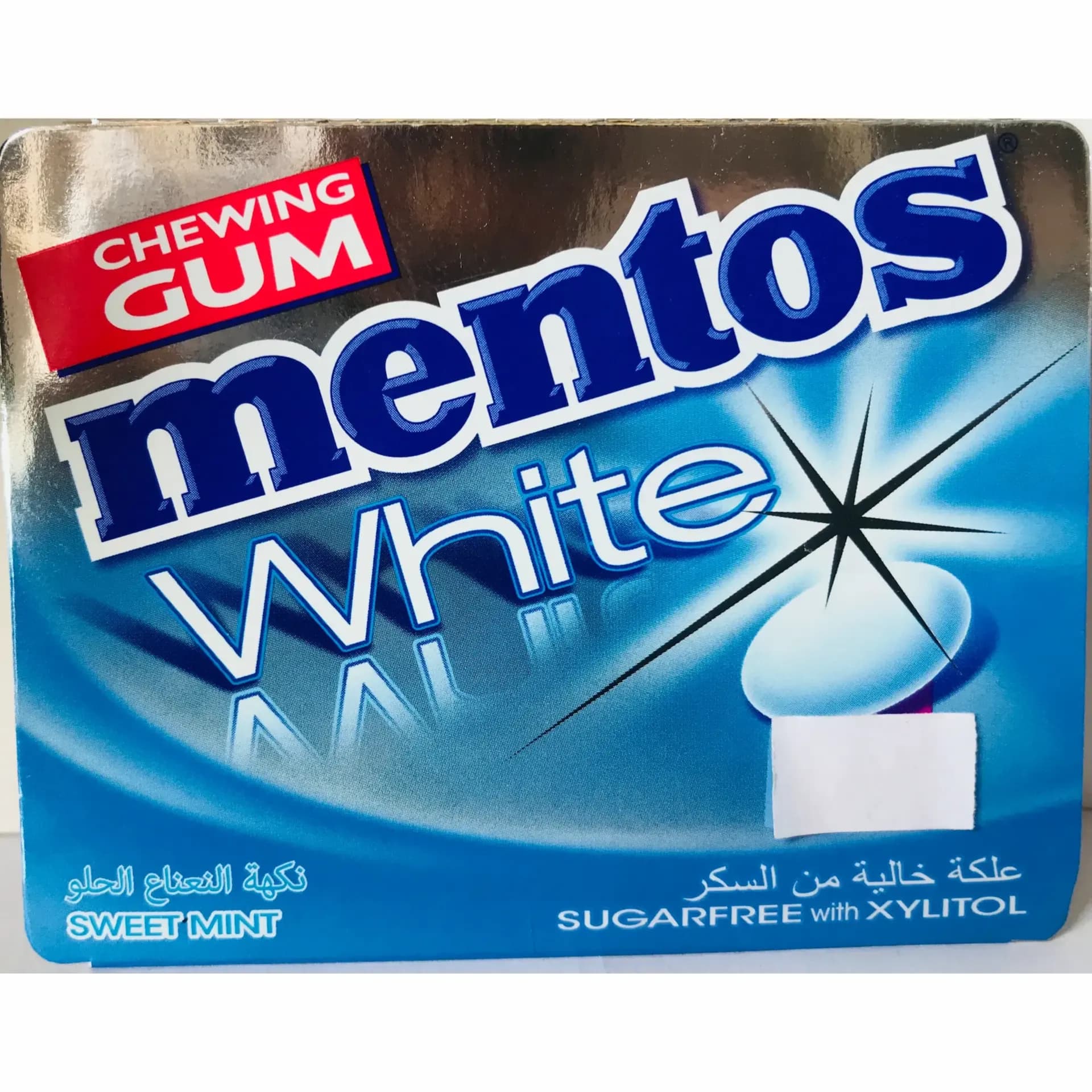 Pvm Mentos White Gum Blister Mint 8 Pieces