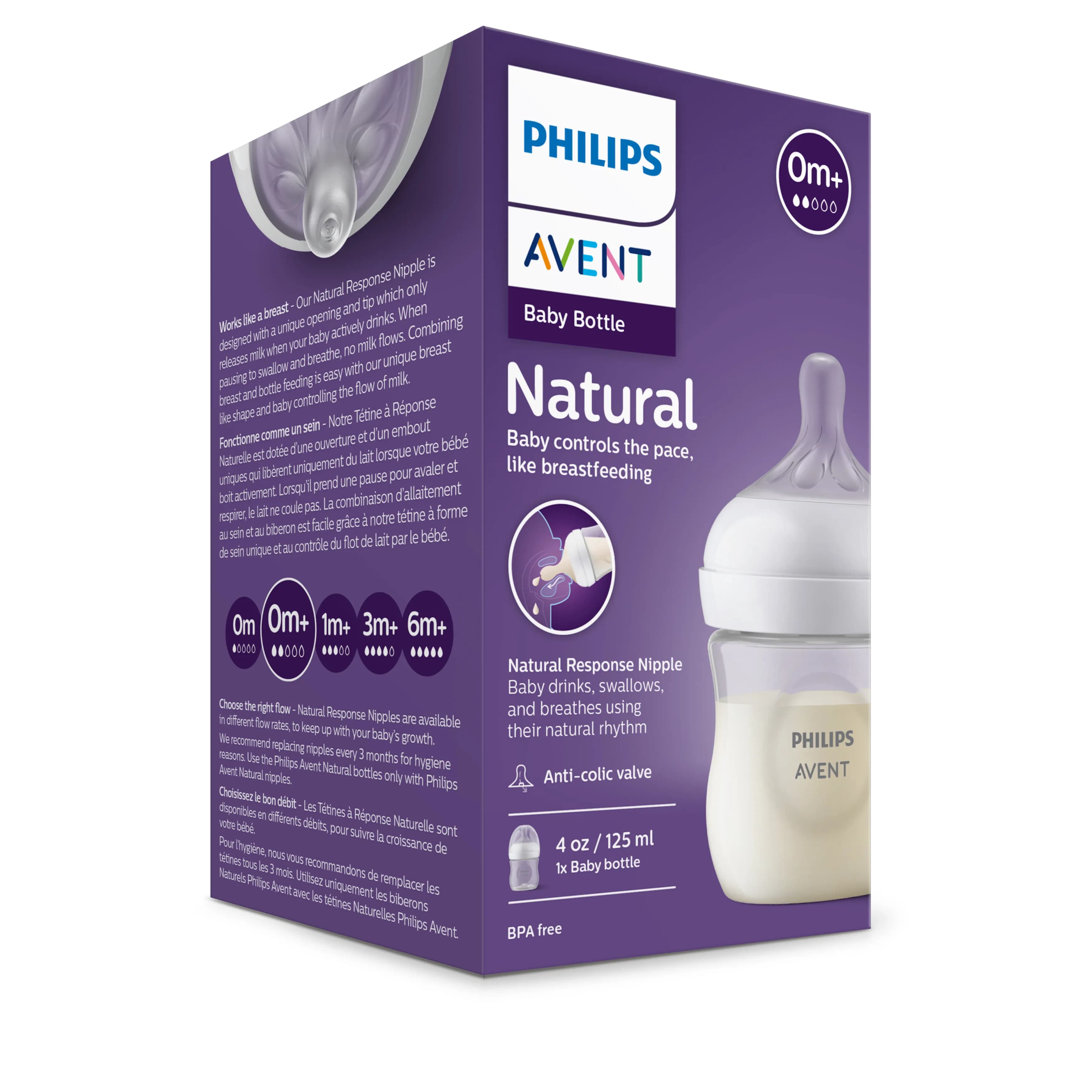 Philips Avent Natural 3.0 Feeding  Bottle 125ml X1