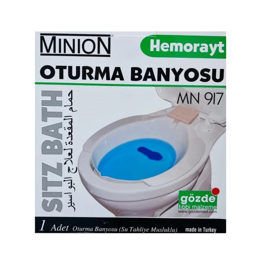 MINION SITZ BATH FOR HEMORRHOIDS AND PREGNANT LADY MN 917