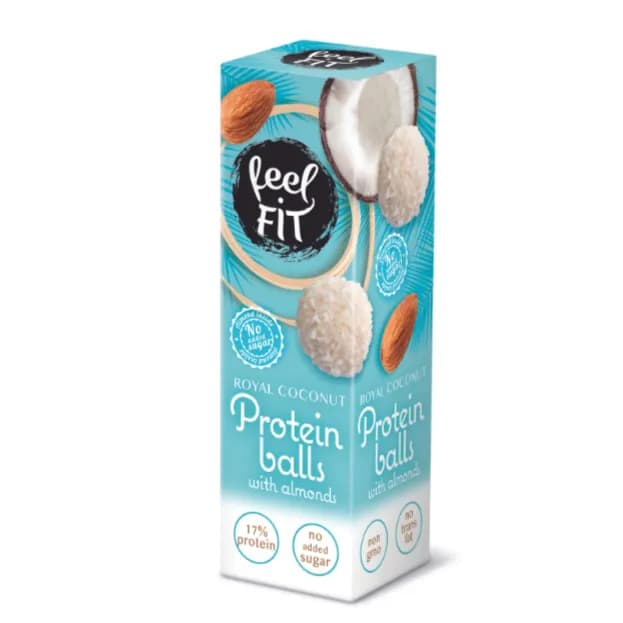 Feel Fit Protein Coconut Balls With Almonds - Mini 27g