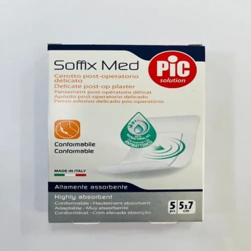 Pic Soffix Med Plaster 5x7 5s