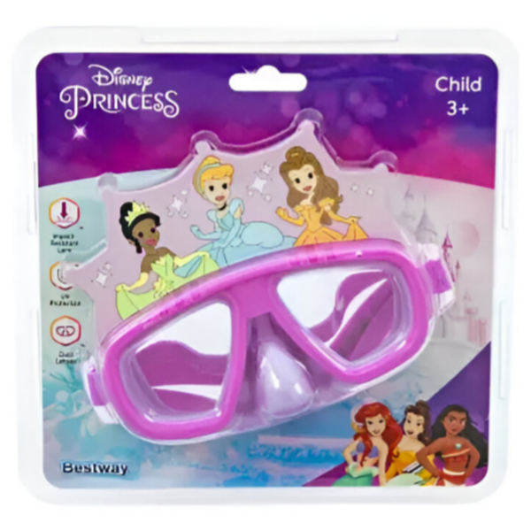 Bestway Deluxe Disney Princess Diving Mask For Swimming - Goggles For 3+ Years - POLT169