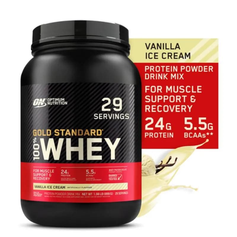 On Gold Standard 100% Whey Vanila Ice Cream -1.98 Lbs