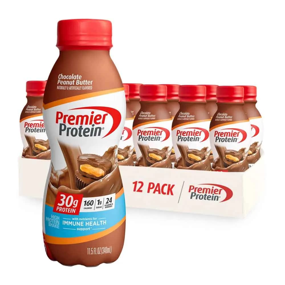 Premier Protein Shake Chocolate Peanut Butter Flavored 340ml x 12Pcs