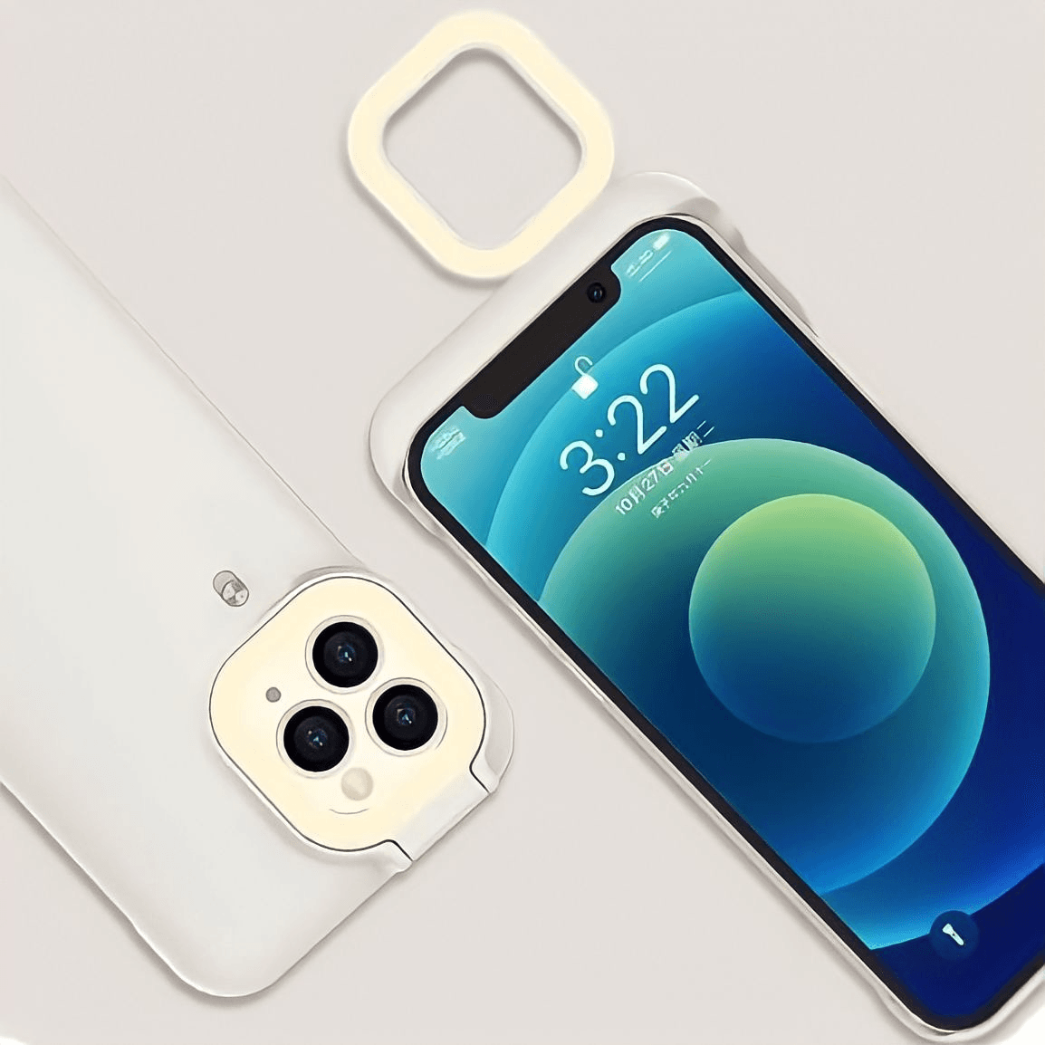 Ring Light Phone Case For iPhone 12