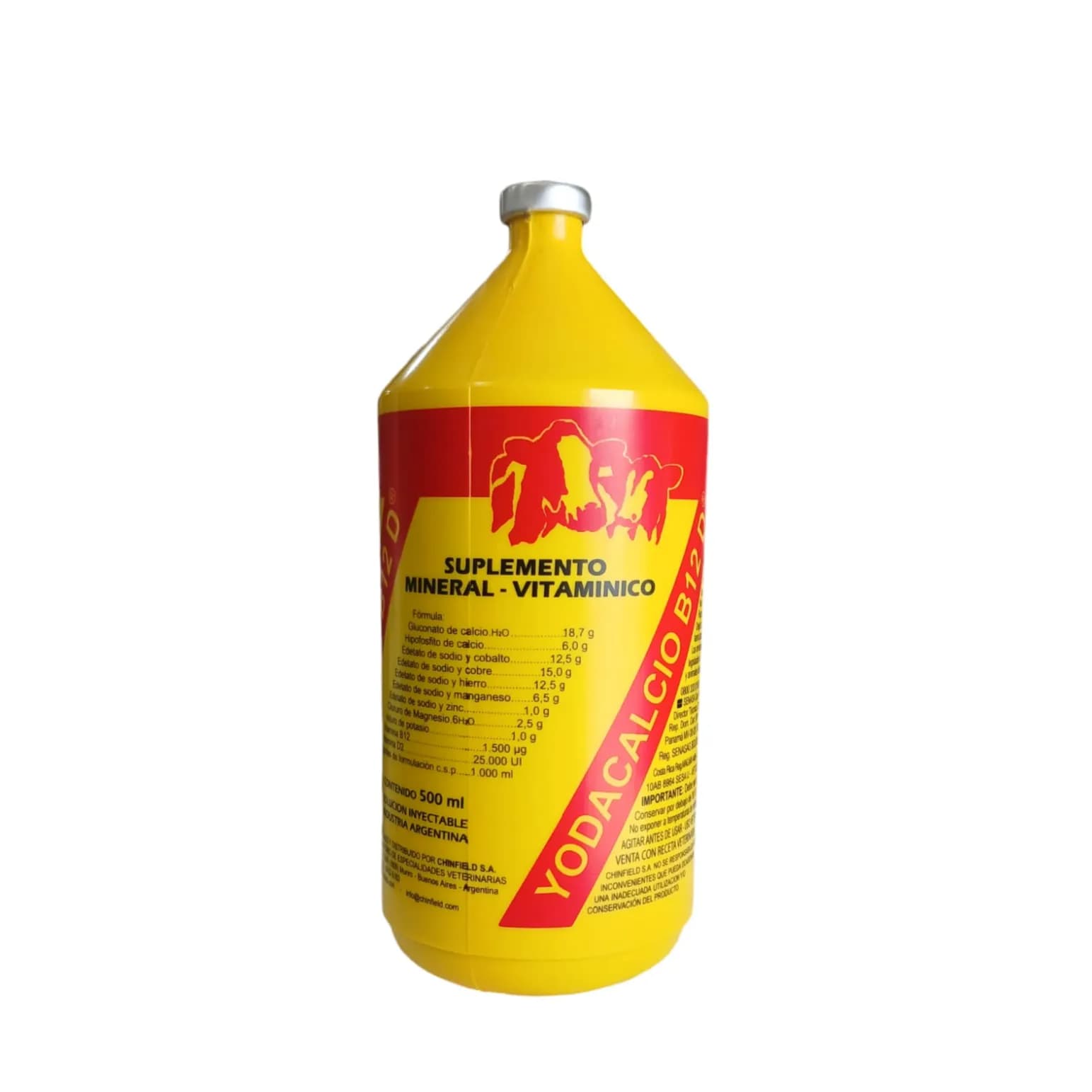 Yodacalcio B12 D injection 500 ml - Chinfield.