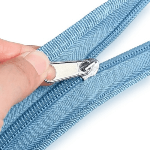 Transparent PVC File Organizer Bag with 180-Degree (Blue)