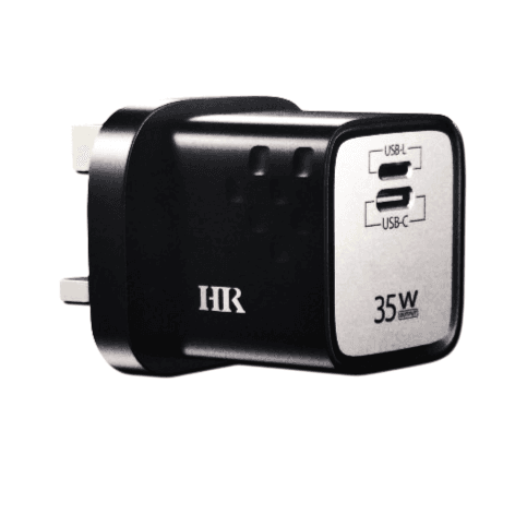HR - TRAVEL ADAPTER (HR-820PD) Black