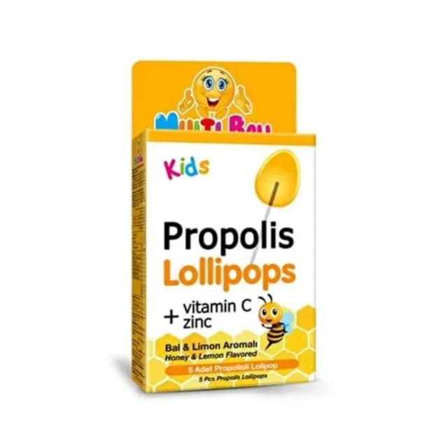 Multiball Kids Propolis Lollipops 7'S 7PC