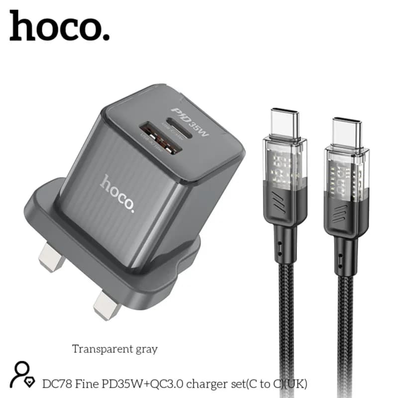 Type C Charger 35w - Hoco DC78