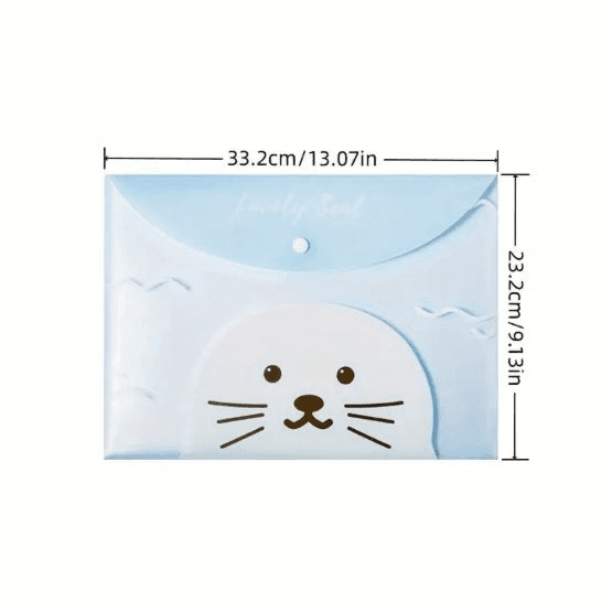 4pcs/set Cartoon Animal Pattern A4