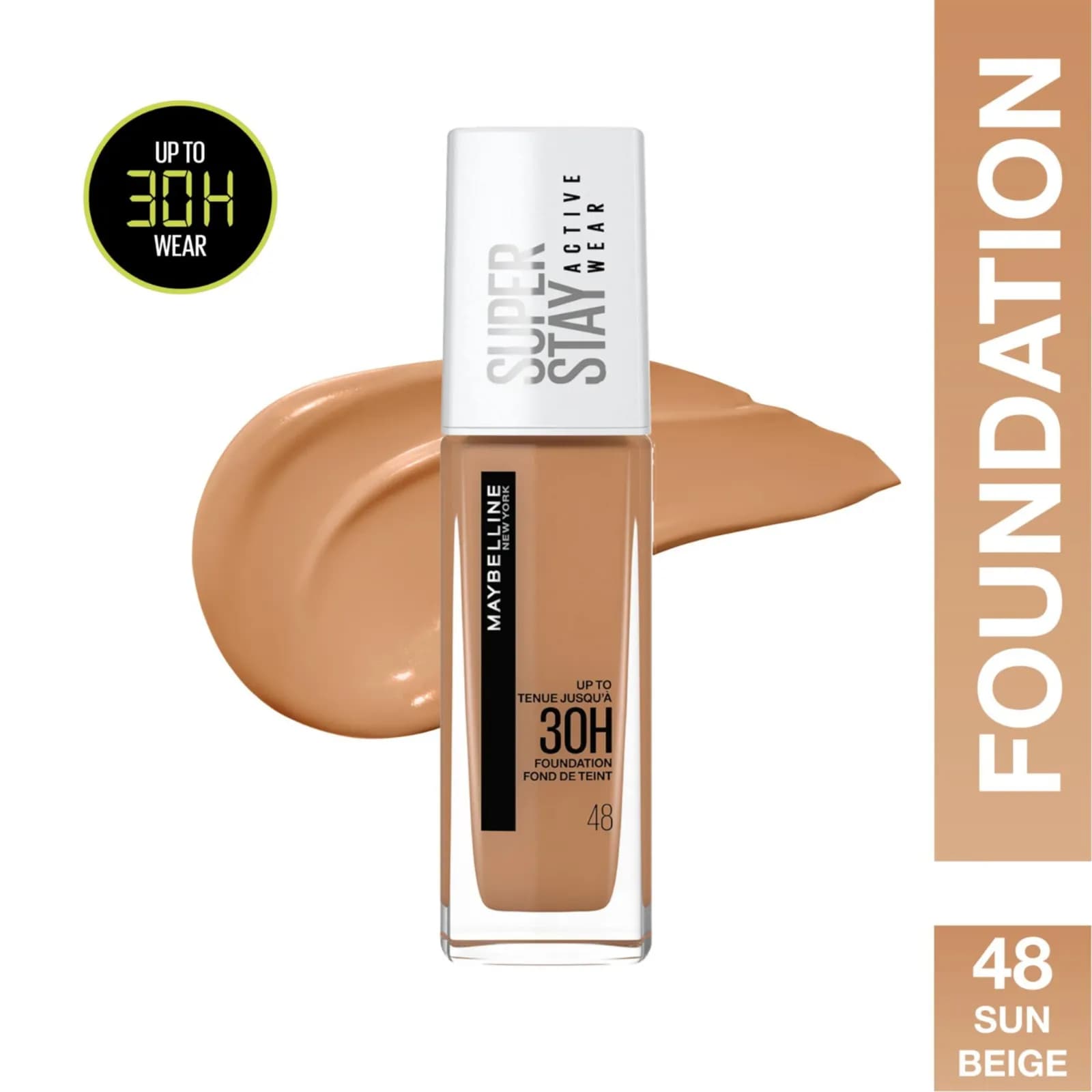 Maybelline New York Foundation 30Hr Superstay Active Wear 30ml 30 Sand