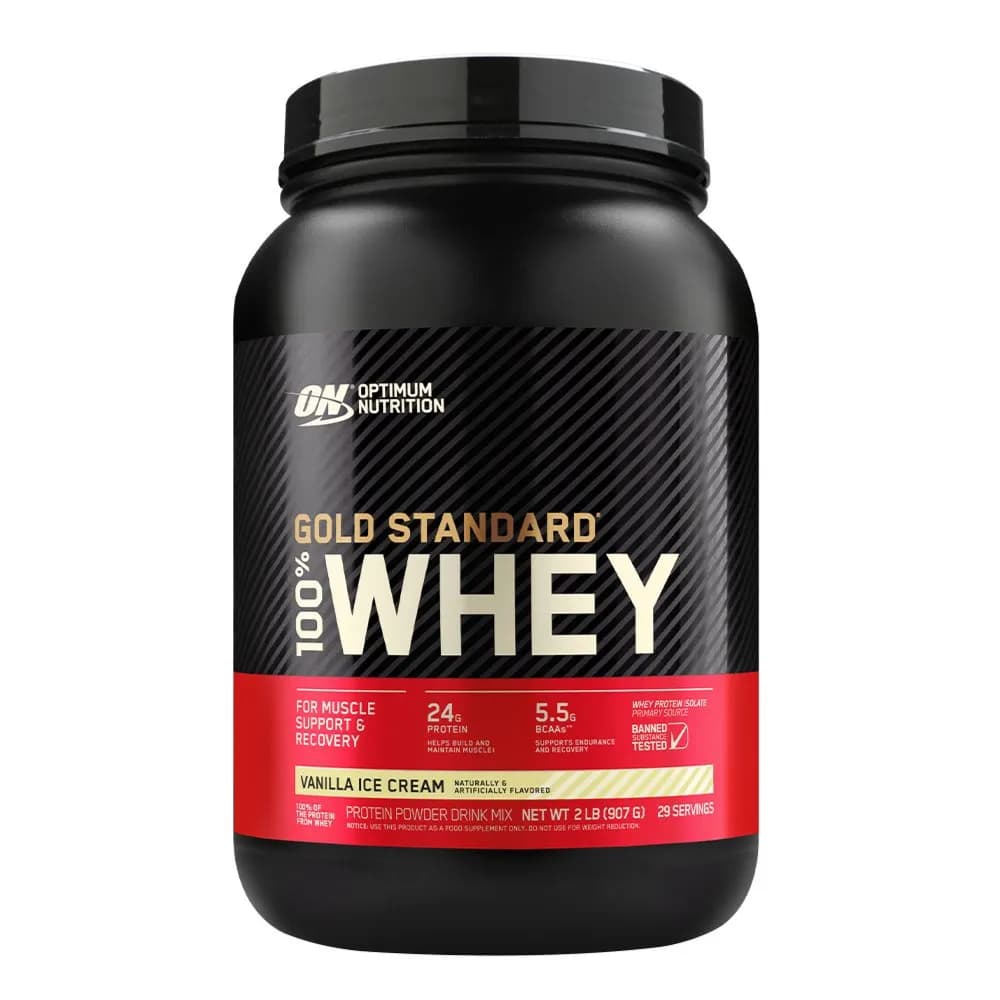 OPTIMUM NUTRITION 100% WHEY GOLD STANDARD 2LBS VANILLA ICE CREAM