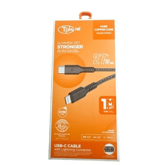 USB-C Cable With Lightning Connector (01503)