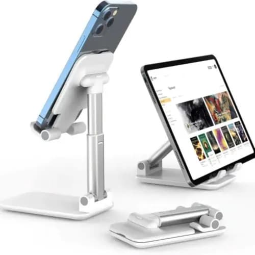 Foldable Desktop Phone Holder (White)