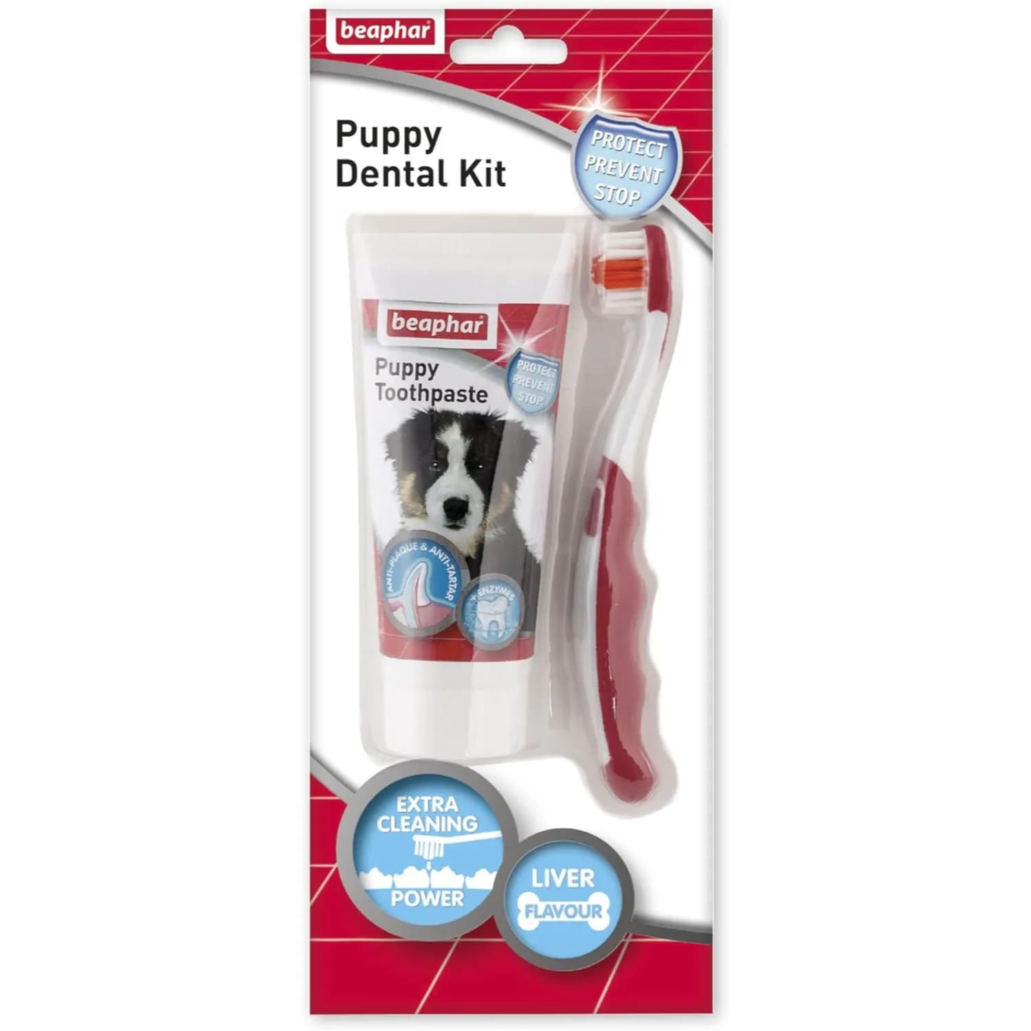 Beaphar Puppy Toothpaste And Toothbrush Set 50 ml