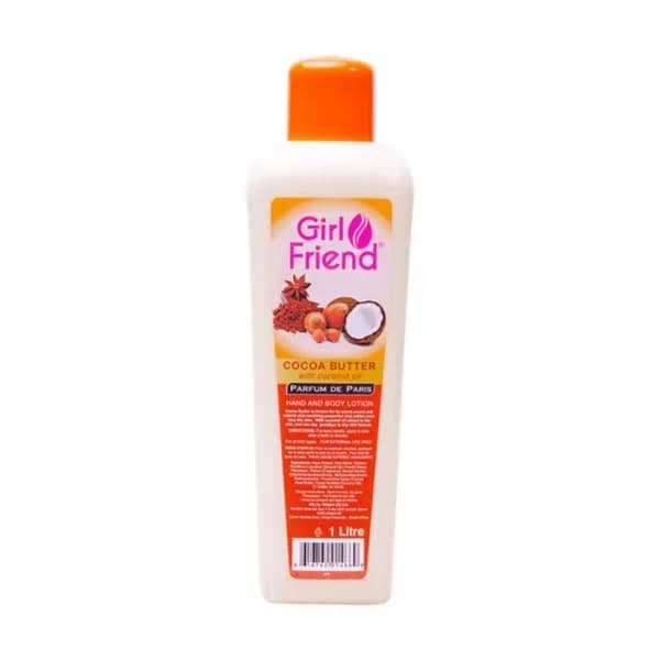 Girl Friend Cocoa Butr W  Coconut Oil Lotion 1ltr