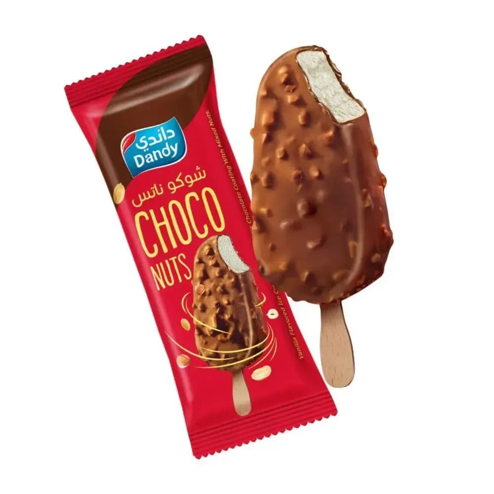 Dandy. Choco Nuts Ice Cream Bar 85 Ml.