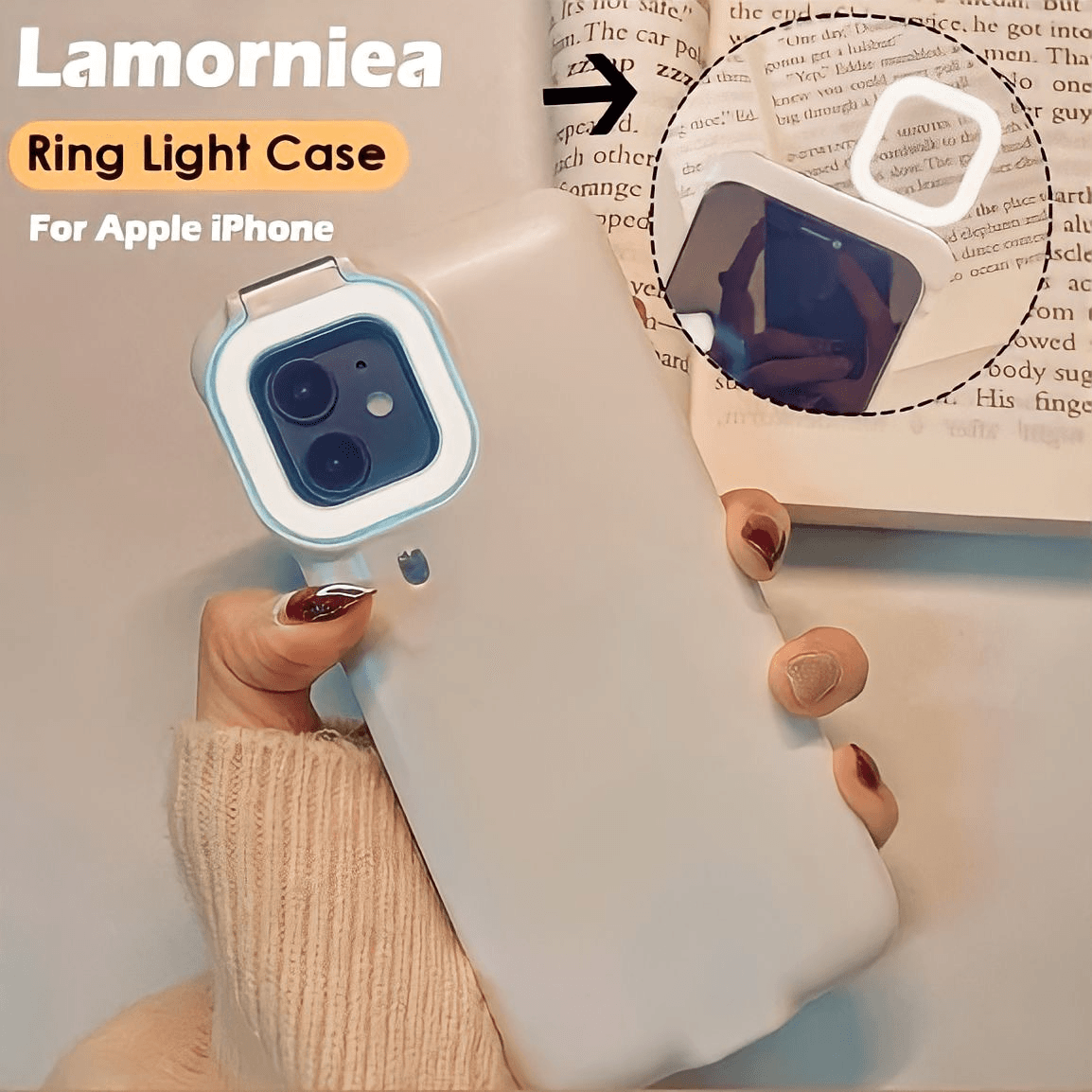 Ring Light Phone Case For iPhone 12