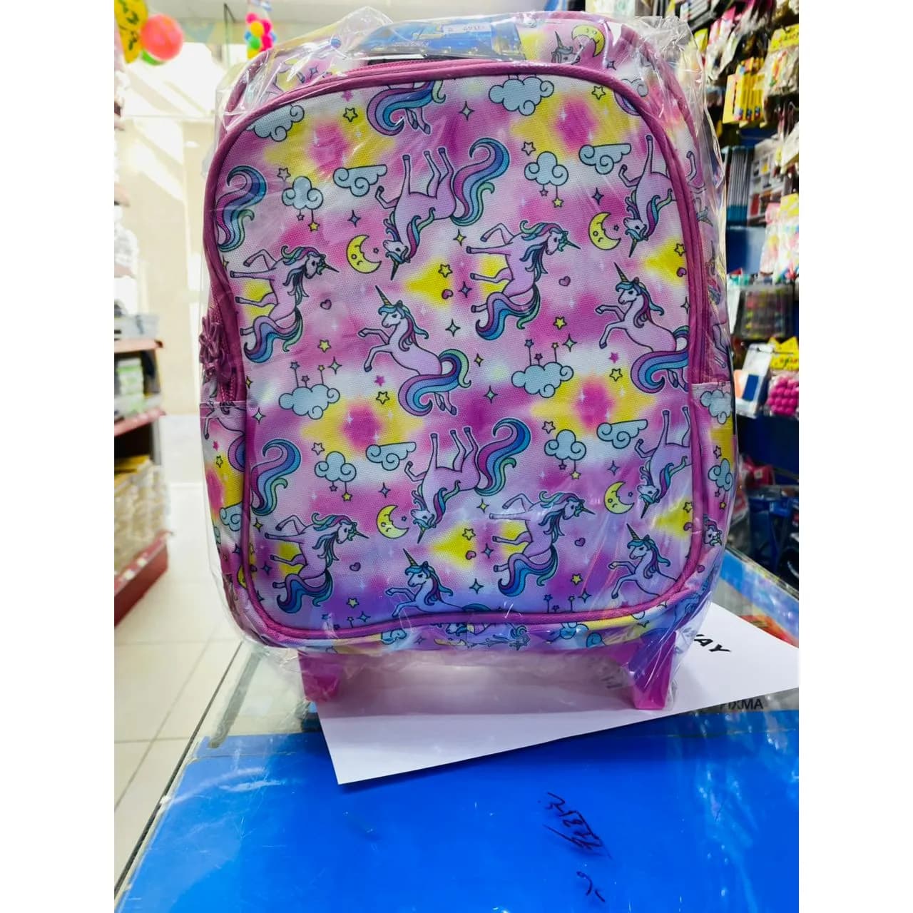 SCHOOL NORMAL TROLLY BAG PINK UNICONE