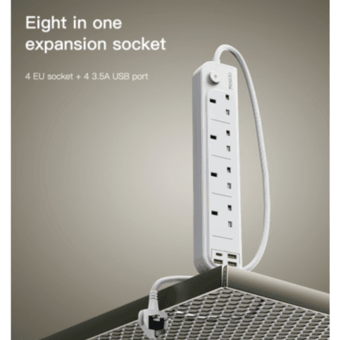 Yesido MC21 8 in 1 Safe protection 3.5A high-power output Fast charging USB port 2M Length Charging Hub