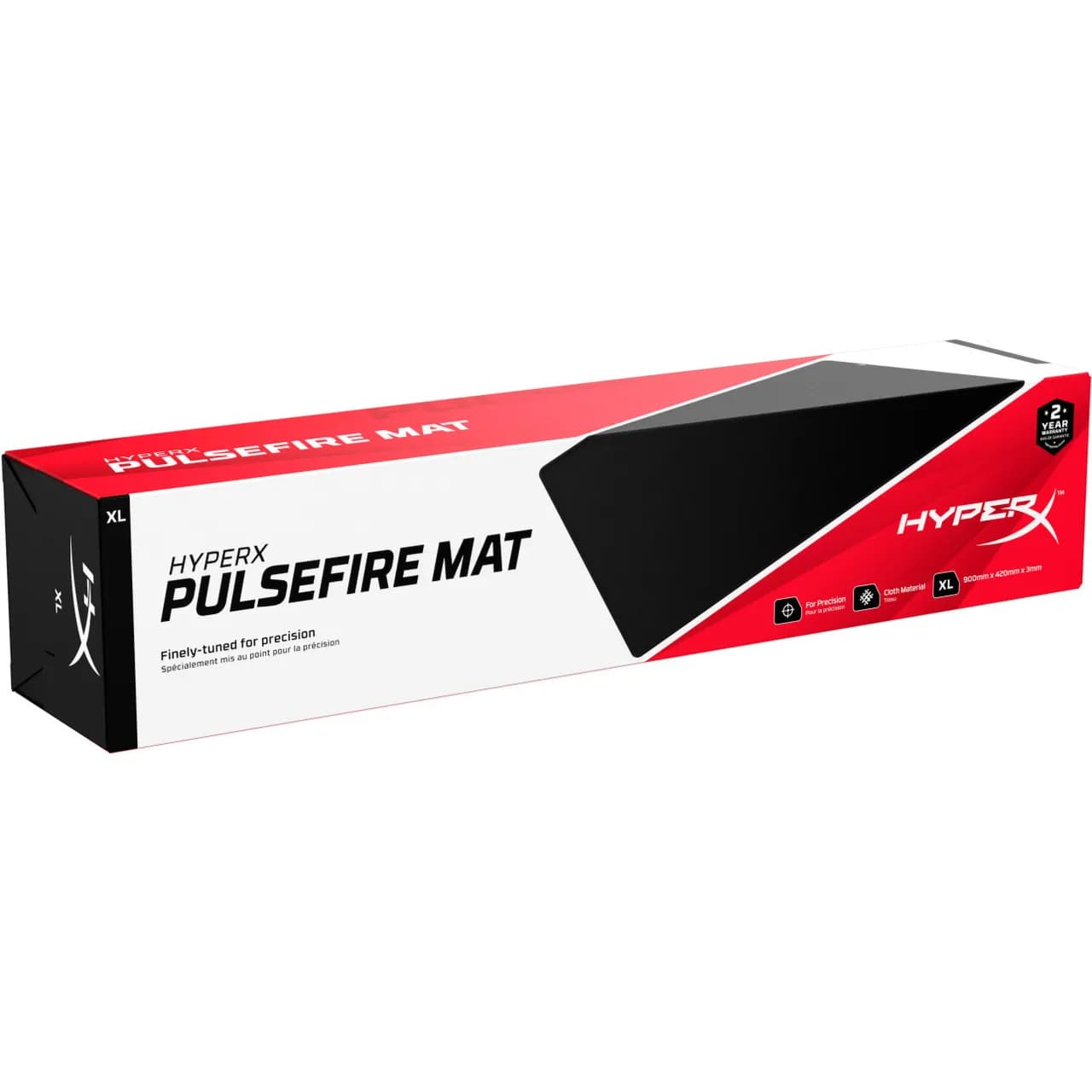 HyperX Pulsefire Mat – Gaming Mouse Pad – 2XL – Precise Cloth Surface – Anti-fray Flush Stitching – Non-Slip Rubber Base