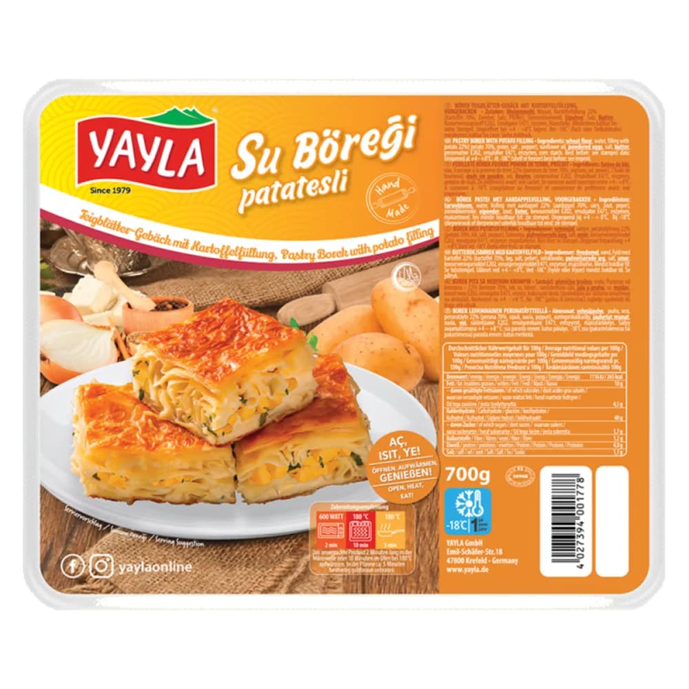 Yayla Borek With Potato Filling 700G