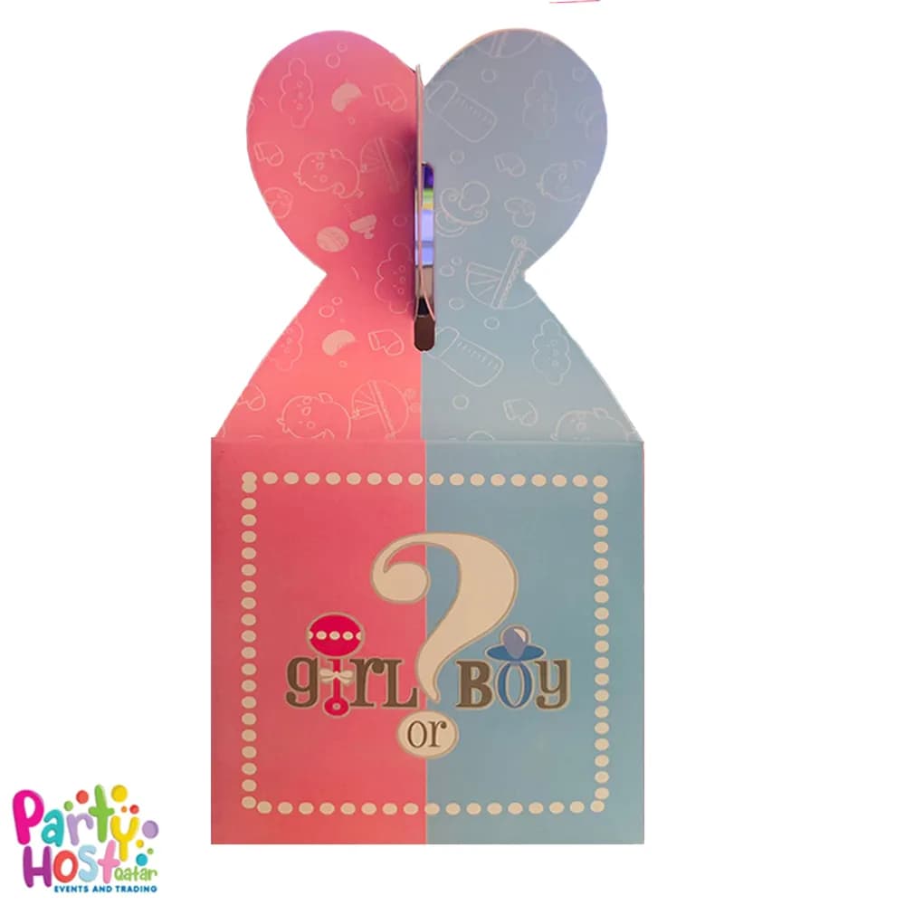 Gender Reveal Favor Box (6 Packs)