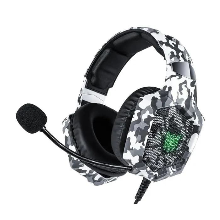 Onikuma K8 Gaming Headset Army White