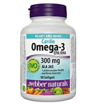 WEBBER NATURALS CARDIO OMEGA 3 SG 90'S