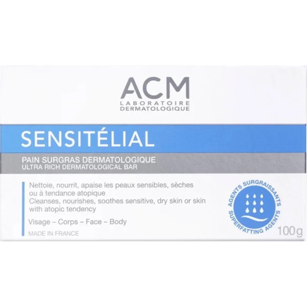 ACM SENSITELIAL ULTRA RICH DERMATOLOGICAL BAR 100GM