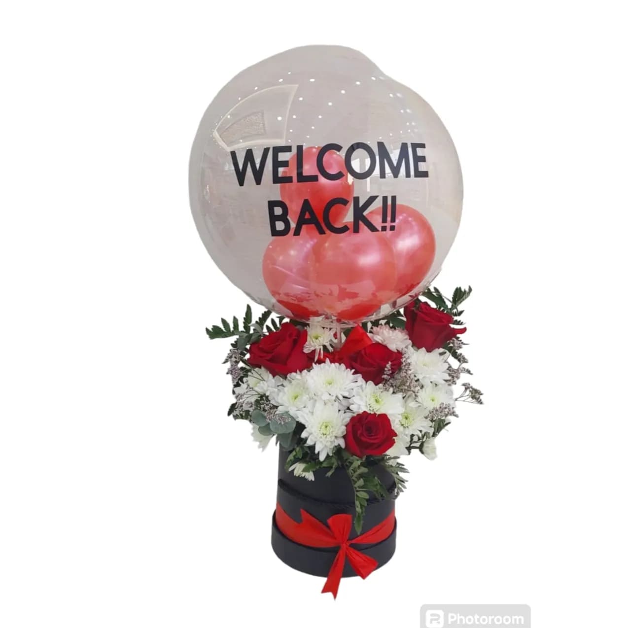 Flower Bouquet With Balloon