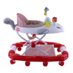 Baby Plus Baby Walker Bp7747 Red-White