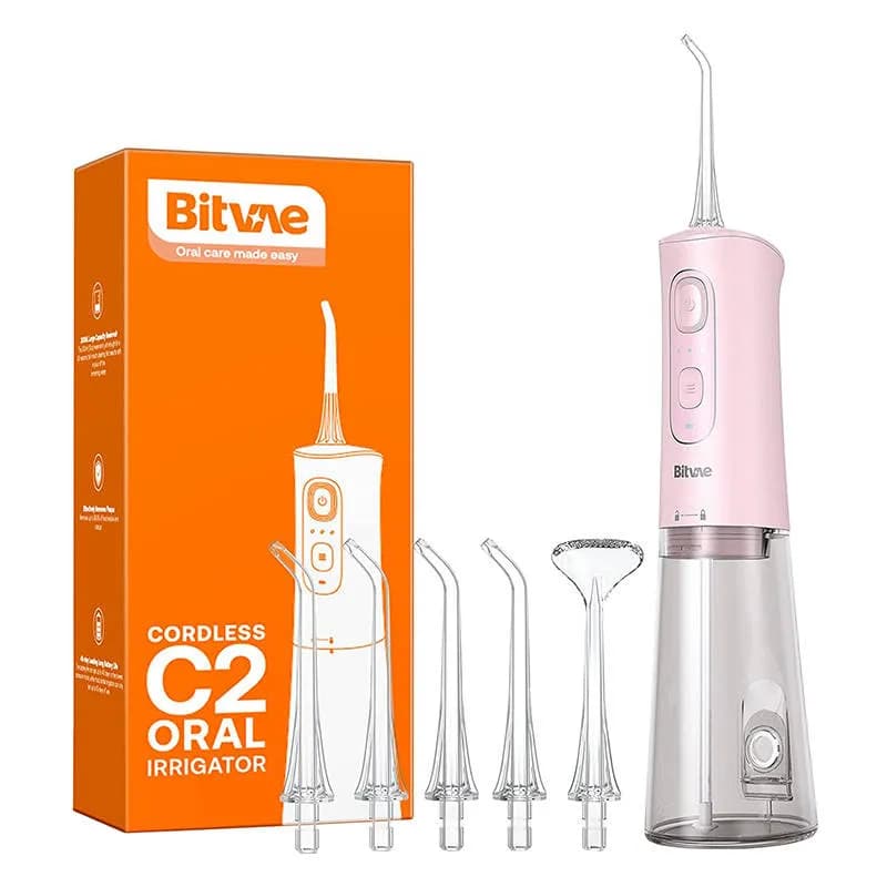 BITVNE ORAL FLOSSER/IRRIGATOR PINK