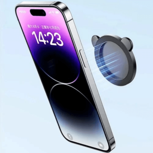 Magnetic mobile phone rear camera selfie mirror (White)