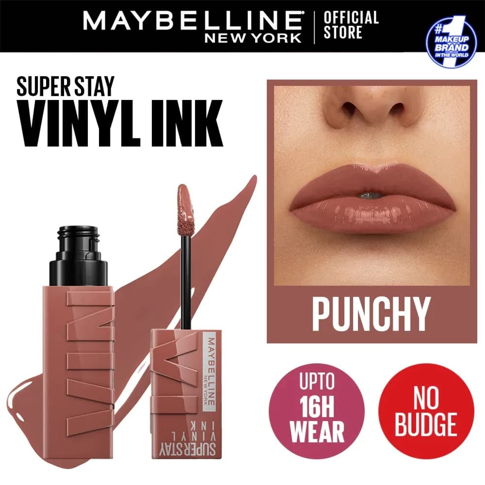 Maybelline - Liquid Lipstick SuperStay Vinyl Ink- 120: Punchy