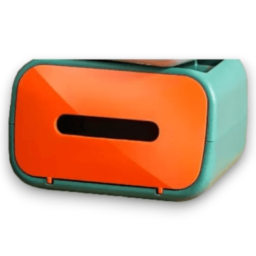Plastic Tissue Box (Orange)