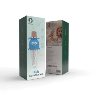 Green Lion Kids Karaoke Microphone - blue
