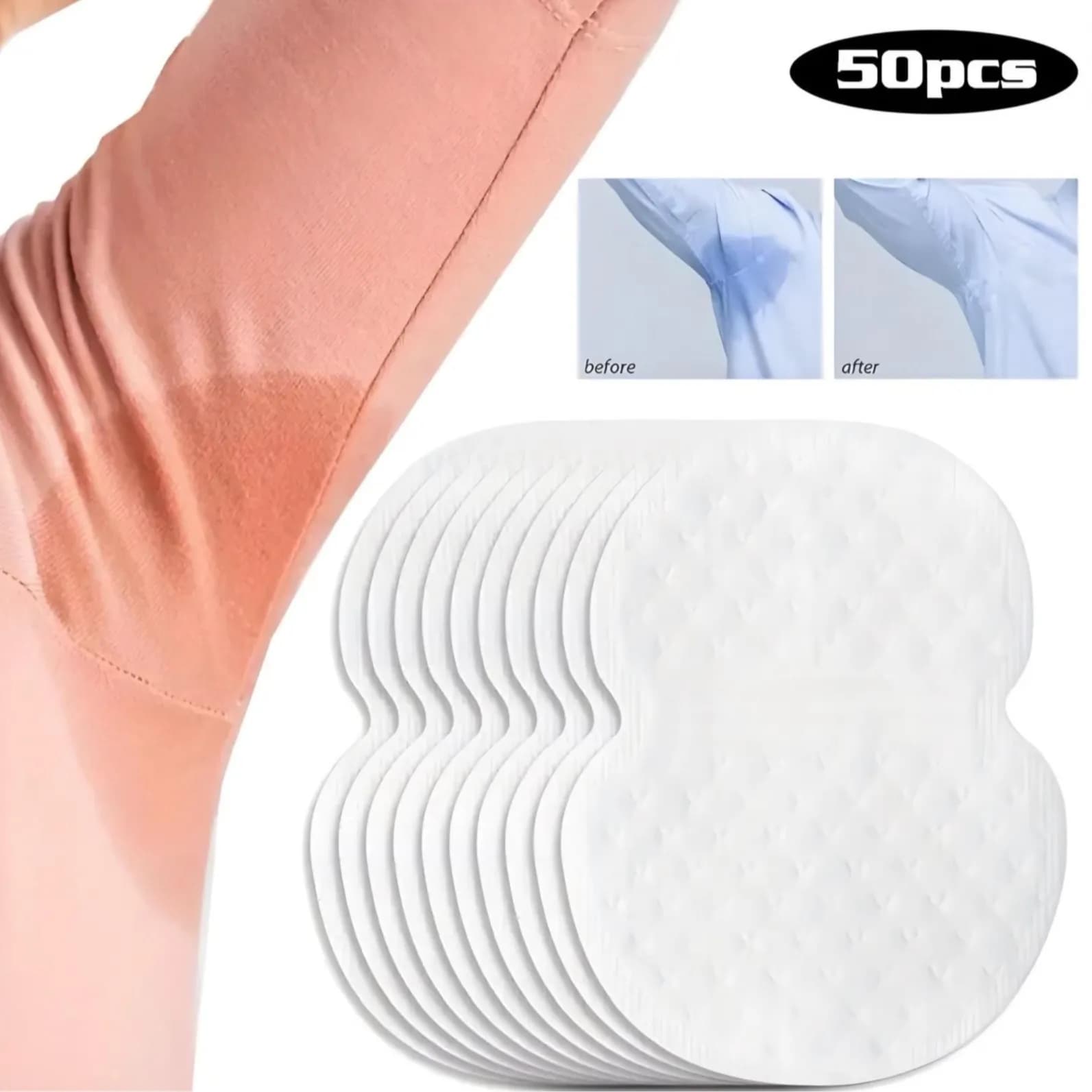 50-Pack Sweat Prevention Pads