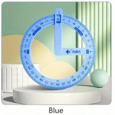 360 Degree Activity Angle Teaching Aids Math (Blue)