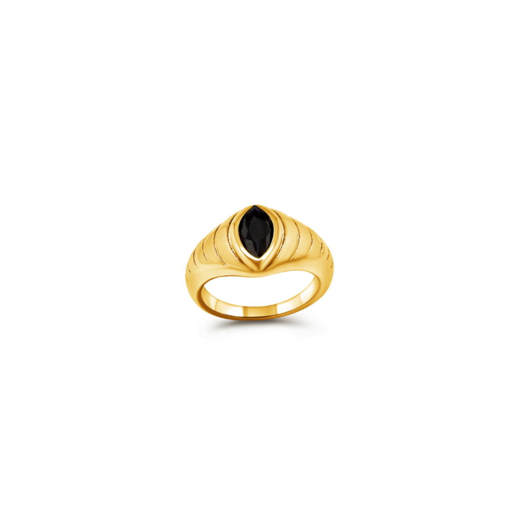 Onyx Gaze Ring