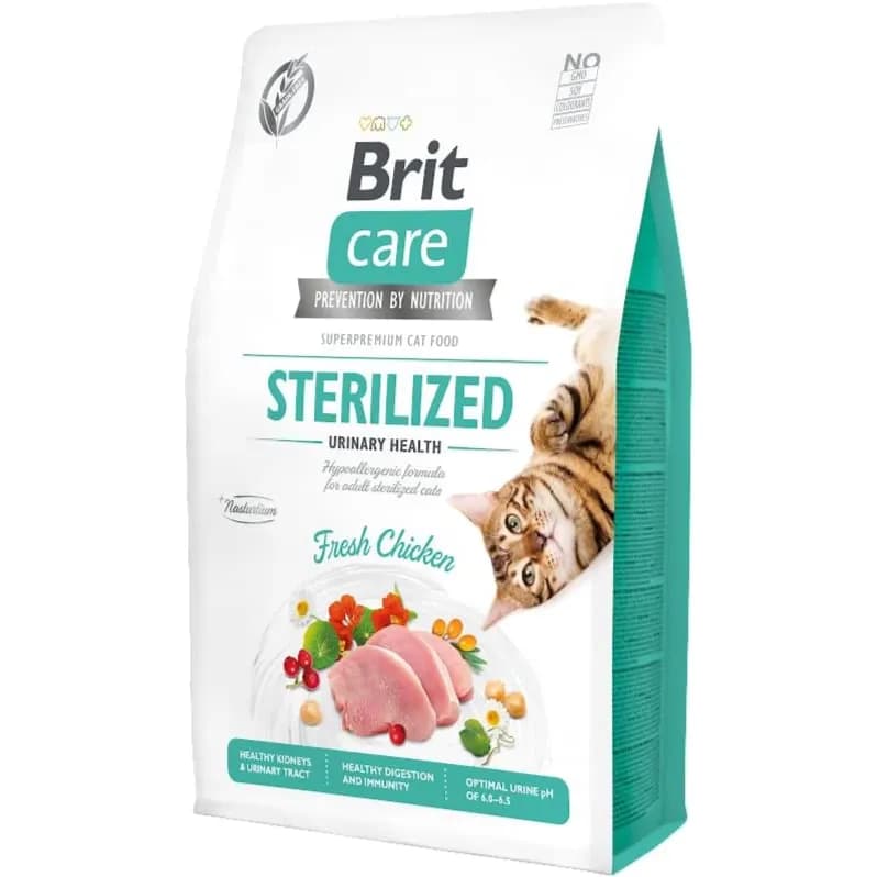 Brit Care Cat Grain-Free Sterilized Urinary Health, 2 kg