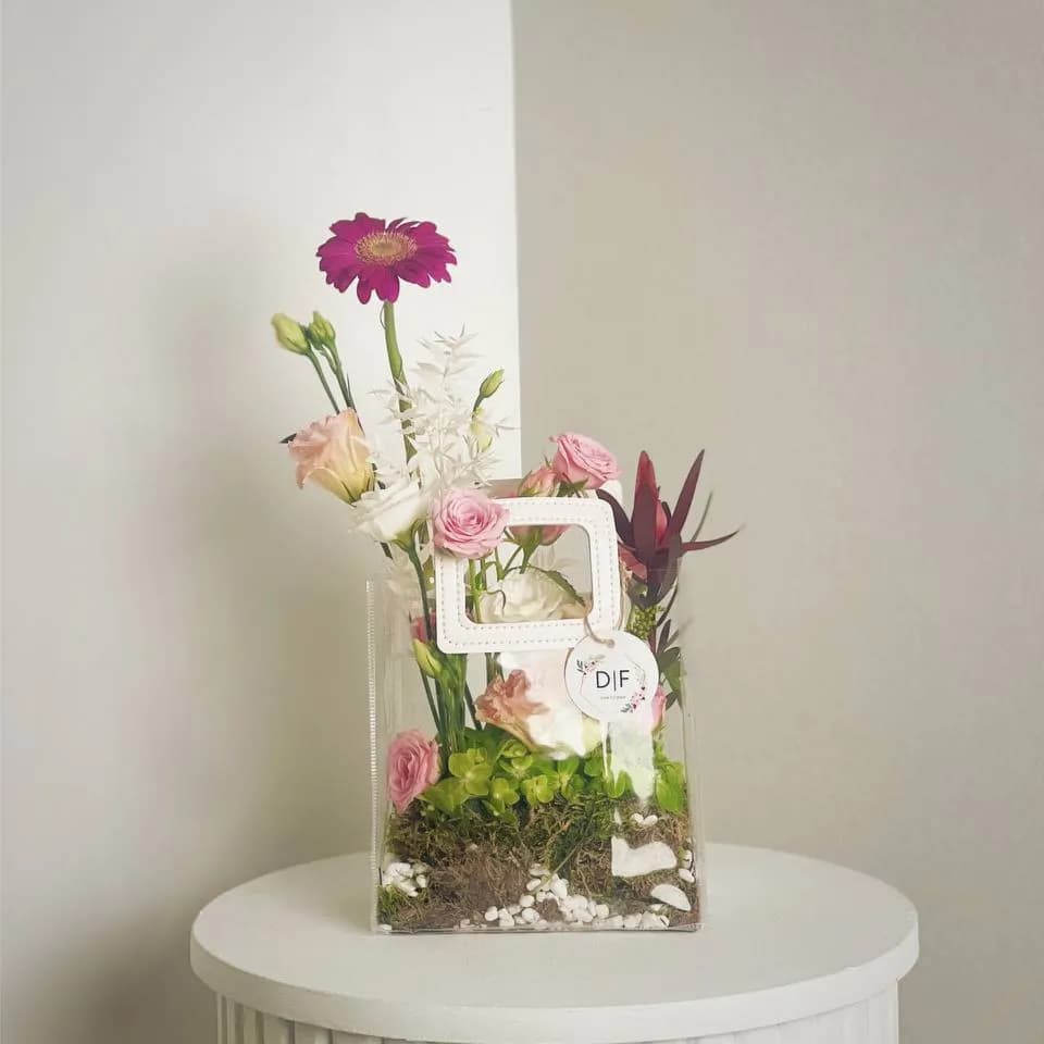 Blooming Elegance Terrarium