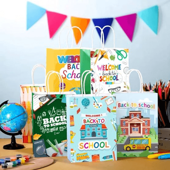24pcs Back To School Gift Bags With Handle