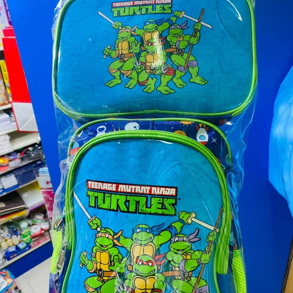 SCHOOL TROLLY BAG TURTLES